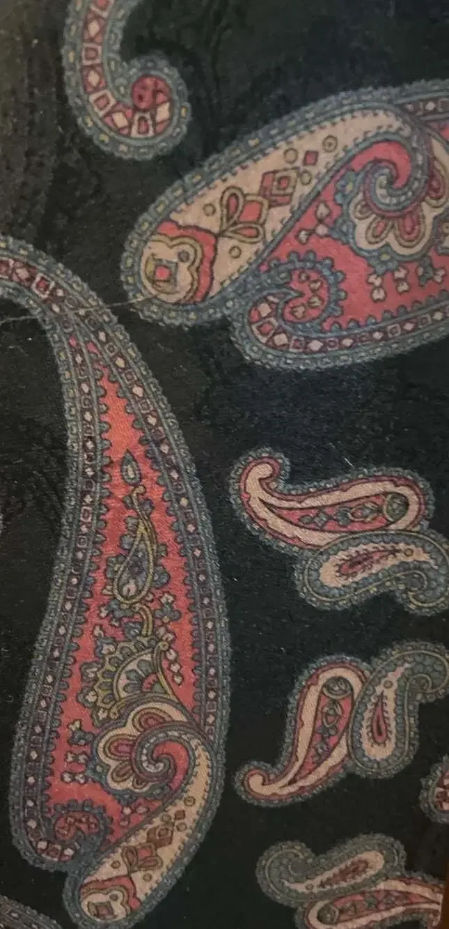 Vintage Robert Talbott for Varsity Men's Wear Paisley Silk Tie